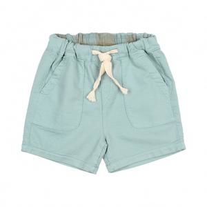 NEW BÚHO kid's safari bermuda shorts in sea pine green